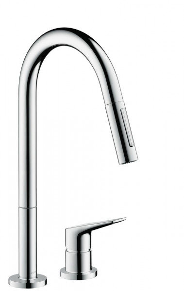 Axor Pull Out Kitchen Tap Citterio M 2-hole Chrome