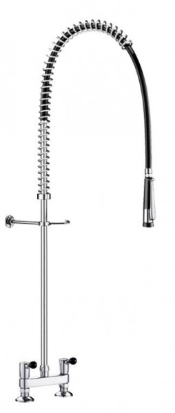 Delabie Pull Out Kitchen Tap Chrome 1110-1230 mm 5680