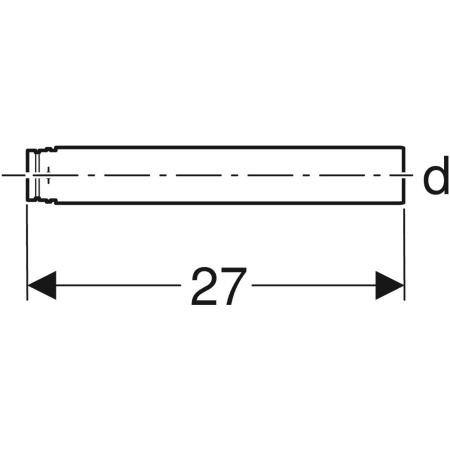 Geberit Connecting tubemet O-ring d40 (241409111)