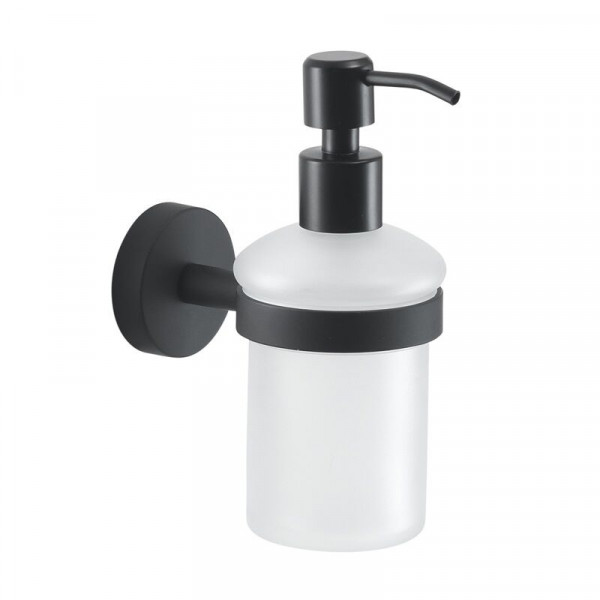 Gedy wall mounted soap dispenser OSAKA 68x107x159mm Black