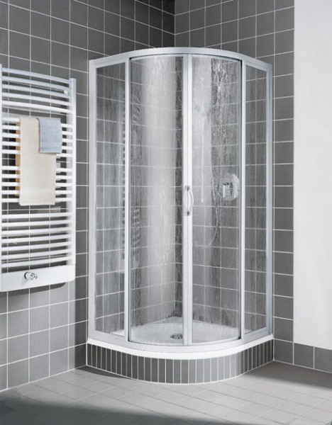 Kermi Shower Enclosure NOVA 2000 Quadrant Swing doors 1850 x 900 mm Fontana N2R48V121811K