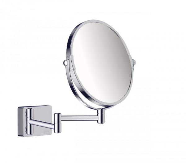 Shaving Mirror Without Light Hansgrohe AddStoris ø 188 mm Chrome