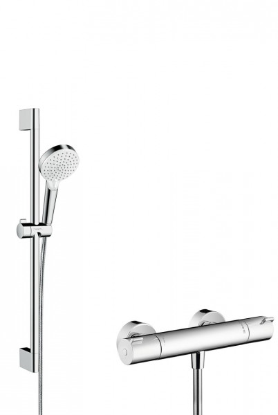 Hansgrohe Shower Set Crometta Vario Shower Set 0.65 m//Ecostat 1001 CL