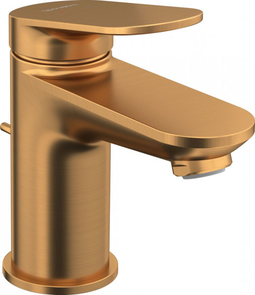 Small Basin Tap Duravit Wave with pull cord, 52x137x139mm Brushed bronze WA1010001004