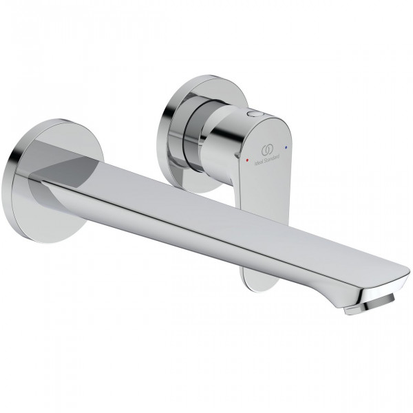 Wall Mounted Basin Tap Ideal Standard Cerafine O 2 holes224mm Chrome