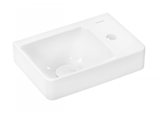 Cloakroom Basin Hansgrohe Xelu Q 1 hole right SmartClean 360x250x80 mm White