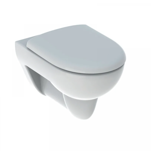 Geberit Renova wall-hung concealed toilet package with toilet lid, With Rim