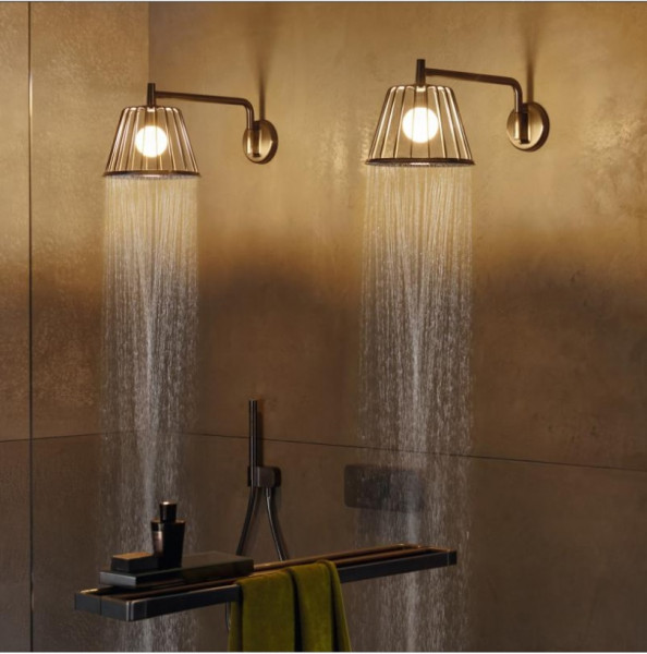 Wall Mounted Shower Head Showers/Nendo designed by Nendo LampShower Axor Burnished Gold