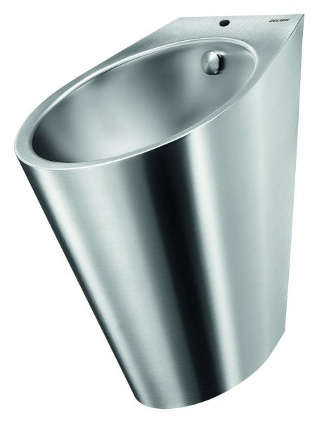 Delabie Urinal FINO with water polished satin stainless steel