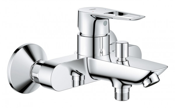 Wall Mounted Bath Shower Mixer Tap Grohe BauLoop intrinsically safe Chrome