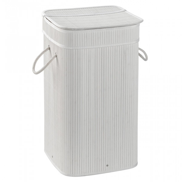 Gedy Laundry Basket TATAMI Bamboo White 355X355X630 mm