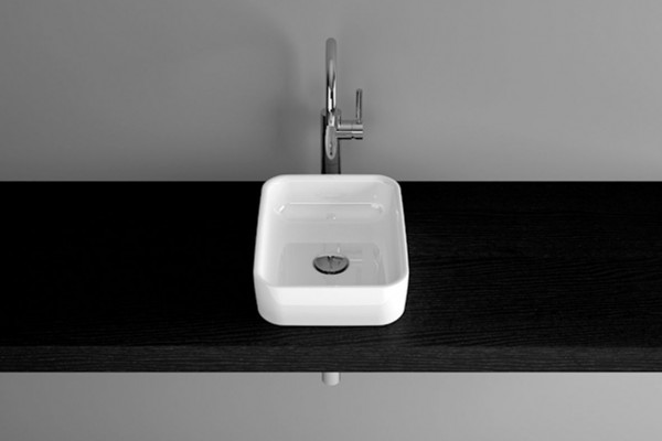 Bette Counter Top Countertop Basin without tap holes Art 300x400x90mm White A180-000PW