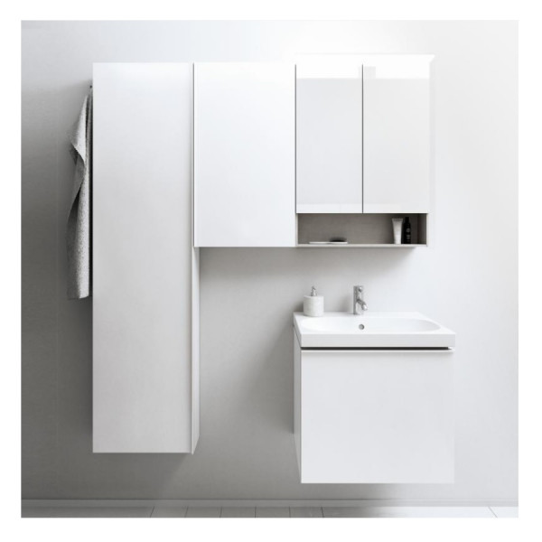 Geberit Wall Cabinet 1 Door Acanto 450x820x174mm White
