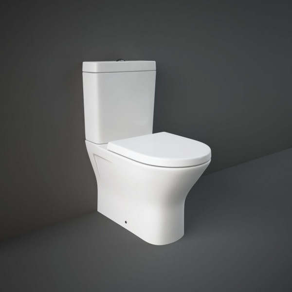 Rak Ceramics Close Coupled Toilet RESORT with cistern 600x360mm Alpine White
