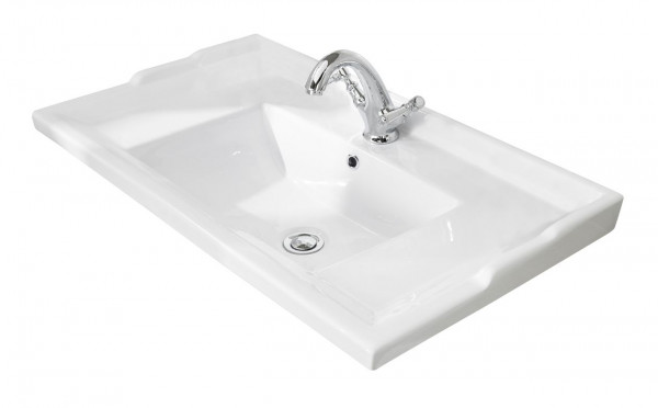 Vanity Basin Bayswater Traditional 1 hole, 820mm White