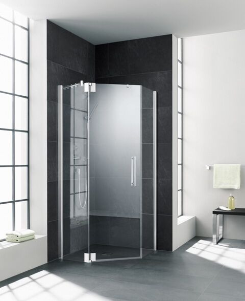 Kermi Shower Enclosure PASA XP Right Fixed walls 1850 x 900 mm Clear PXR00F23181AK