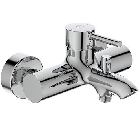 Wall Mounted Bath Shower Mixer Tap Ideal Standard CERALINE with reversing valve Chrome