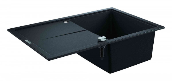 Grohe Undermount Sink K400 780x500x205mm Black Granite