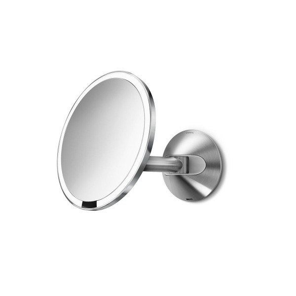 Simplehuman Lighted Magnifying Mirror x5 Refillable Brushed Chrome