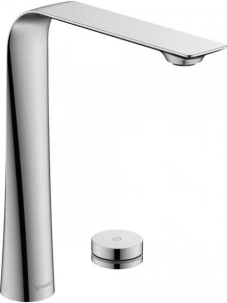 Duravit Tall Basin Tap D.1 electronic with plug-in power supply 253mm Chrome