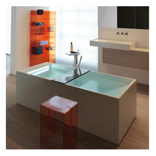 Freestanding Bath Laufen KARTELL freestanding, LED 1760x760x540mm White