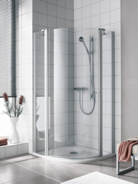 Kermi Shower Enclosure IBIZA 2000 Swing Right 1850 x 800 mm fixed panel I2S3R080181AK