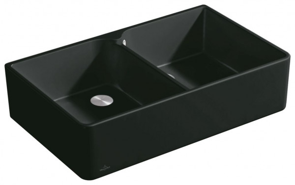 Villeroy and Boch Countertop Sink 90 X double 895mm White Alpin CeramicPlus 639001R1HL0