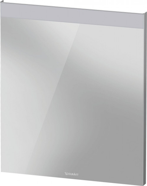 Illuminated Bathroom Mirror Duravit Light at the top 600x700mm White Aluminium LM7835000000000