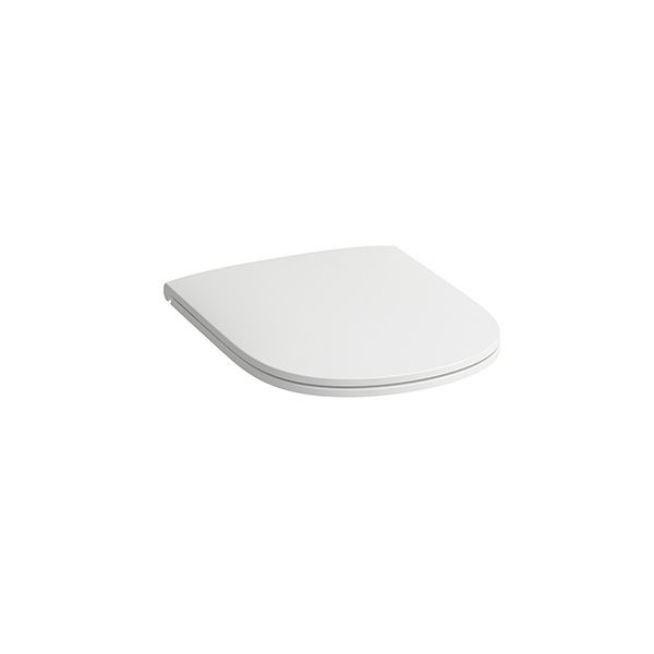 D Shaped Toilet Seat Laufen LUA 370x445mm White | Without