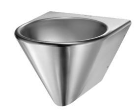 Delabie Wall Hung Basin BOB Without tap hole 400 mm x 120 mm 120130