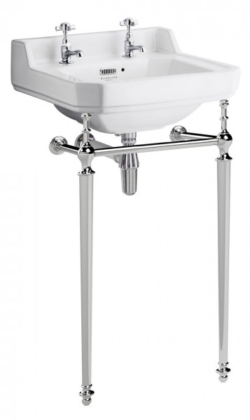 Freestanding Basin Bayswater Fitzroy White 500 mm | 2 Tap Holes