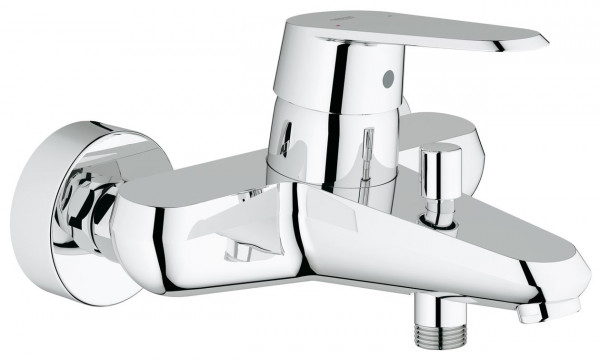 Grohe Eurodisc Cosmopolitan Chrome Single Lever Bath/Shower Wall Mounted Tap 1/2"