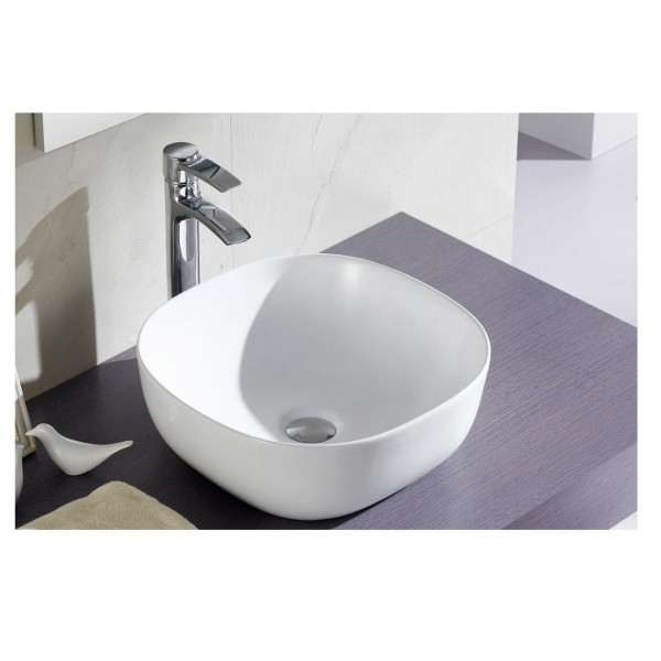 The Bath Collection Countertop Basin OLEA 410x410x145mm White