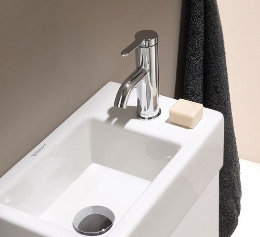 Cloakroom Basin Duravit Vero Air 1 hole on the right 380x140mm White