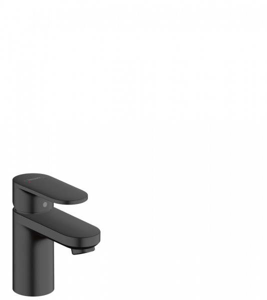 Small Basin Taps Hansgrohe Vernis Blend with drain set Black Mat