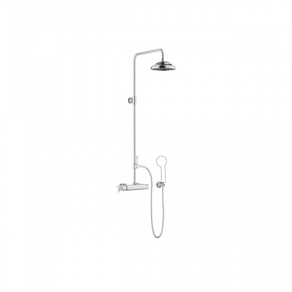 Shower Column Dornbracht MADISON angled, for FlowReduce hand shower, thermostatic Chrome 34458360-00