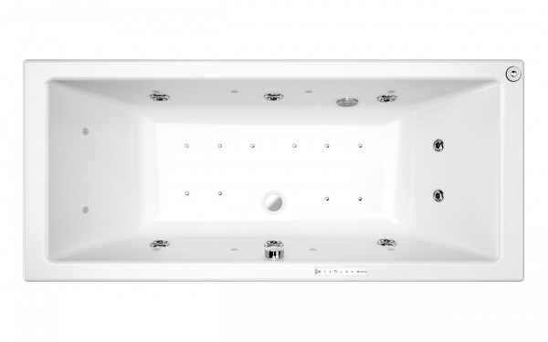 Allibert Whirlpool Bath Rectangular SPALLIBERT 1700x750x505-535mm White
