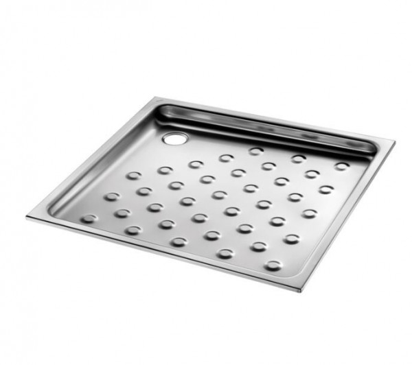 Square Shower Tray Polished Stainless Steel 700 x700 mm 150100