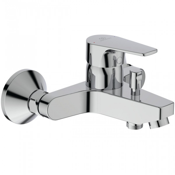 Wall Mounted Bath Shower Mixer Tap Ideal Standard CERAFINE D with reversing valve Chrome