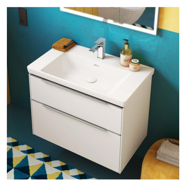 Vanity Basin Villeroy and Boch Subway 3.0, Unpolished 650mm Alpine White | Yes | 1 Tap Hole