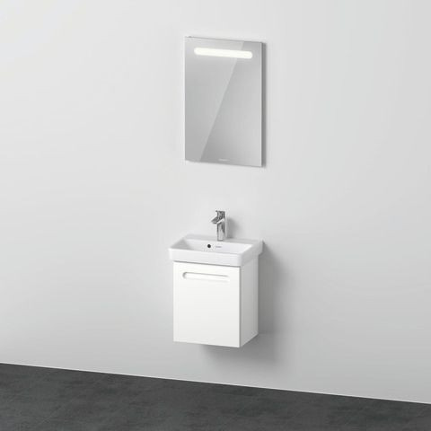 Bathroom Set Duravit No.1 Vanity unit, Left version, Washbasin, Mirror 450mm White Matt