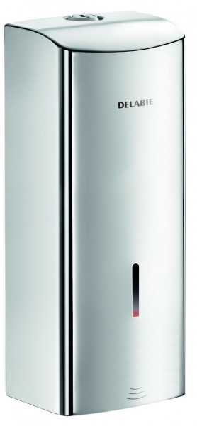 Delabie Public Bathroom Accessory Electronic soap dispenser Polished Stainless Steel