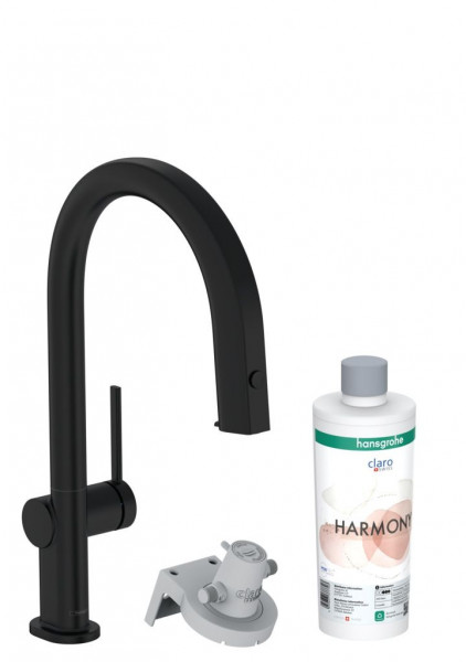 Tap Water Filter Hansgrohe Aqittura M91 hand shower, sBox, Starter Set Black Mat