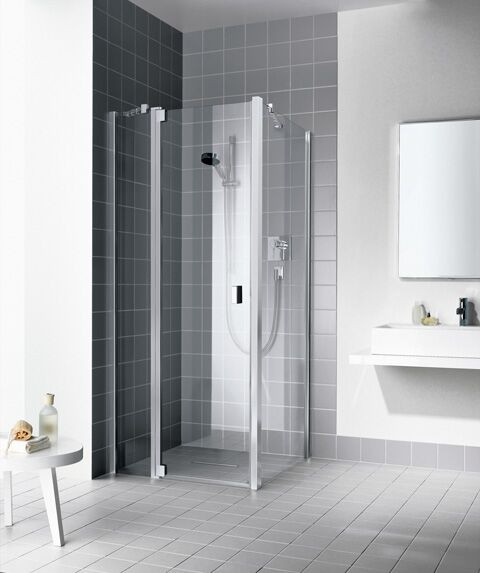 Kermi Pivot shower Doors RAYA Left Fixed wall 1850 x 750 mm Clear RA1GL075181AK