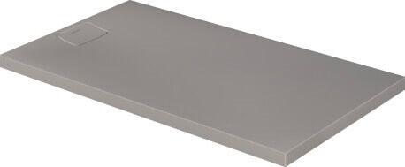 Duravit Rectangular Shower Tray Stonetto 1400 x 800 mm Concrete Grey