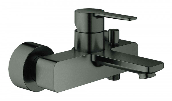 Grohe Bath Shower Mixer Lineare Brushed Hard Graphite