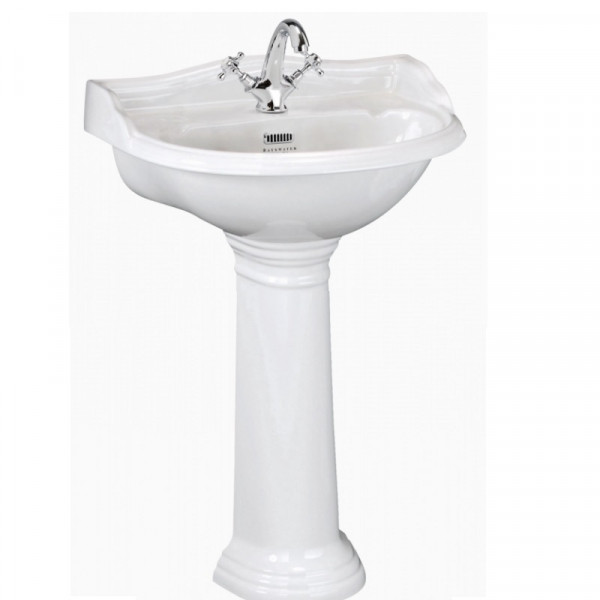 Freestanding Basin Bayswater Porchester White 600 mm | 1 Tap Hole