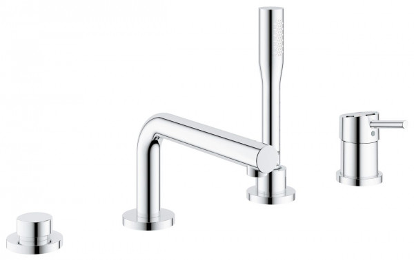 Grohe 4-Hole Bathtub Faucet with Hand Shower Concetto Chrome