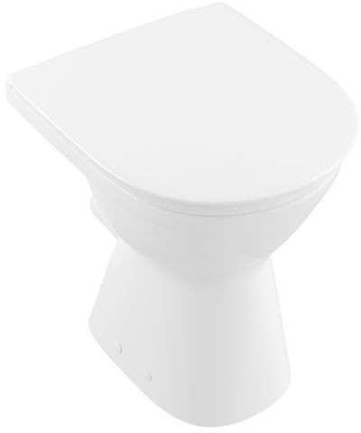 Close Coupled Toilet Villeroy and Boch ViCare Antibac, flat bottom 360mm Alpine White
