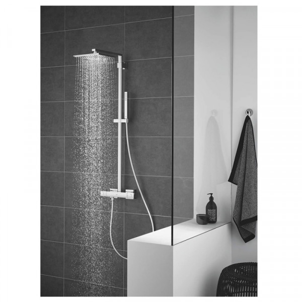Grohe Thermostatic Shower Euphoria Cube 230 with 400mm Shower Arm